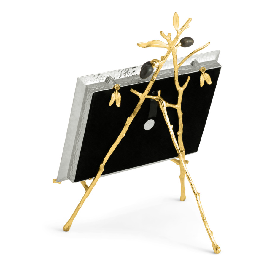 Рамка для фото на подставке Michael Aram Золотая оливковая ветвь 13х18 см
