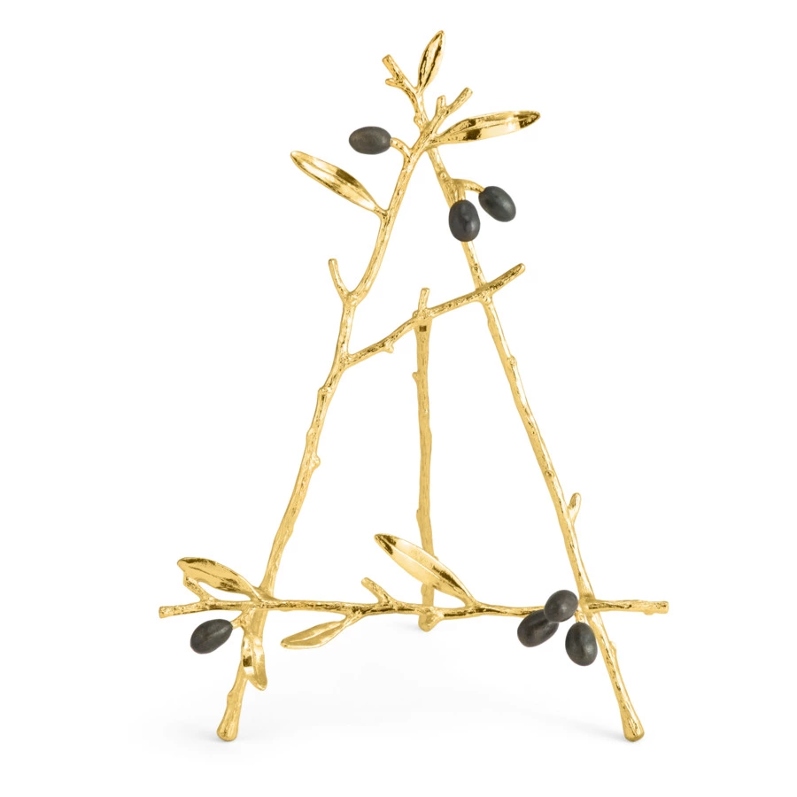 Рамка для фото на подставке Michael Aram Золотая оливковая ветвь 13х18 см