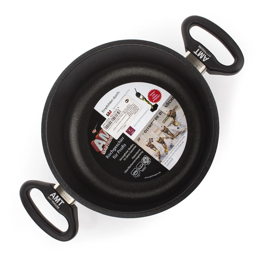 Сотейник с двумя ручками AMT Frying Pans 20х8 см, алюминий