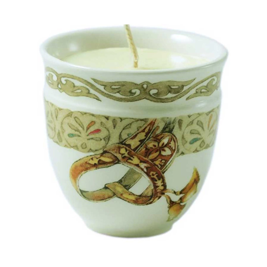 Свеча ароматическая Gien Лошади ветра 6,7см, фаянс