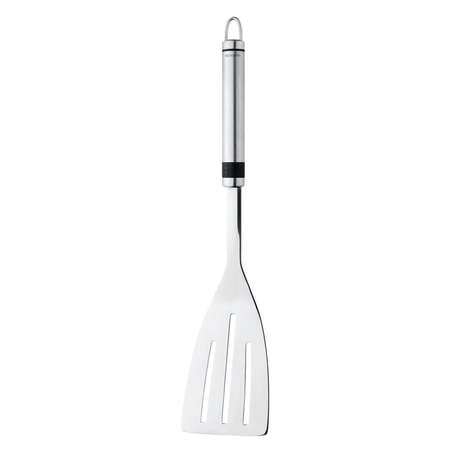 Лопатка с прорезями большая Brabantia Profile 35,7см, сталь нержавеющая матовая