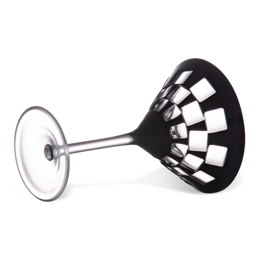 Домино Бокал для мартини Ajka Crystal 120 мл,хрусталь, черный