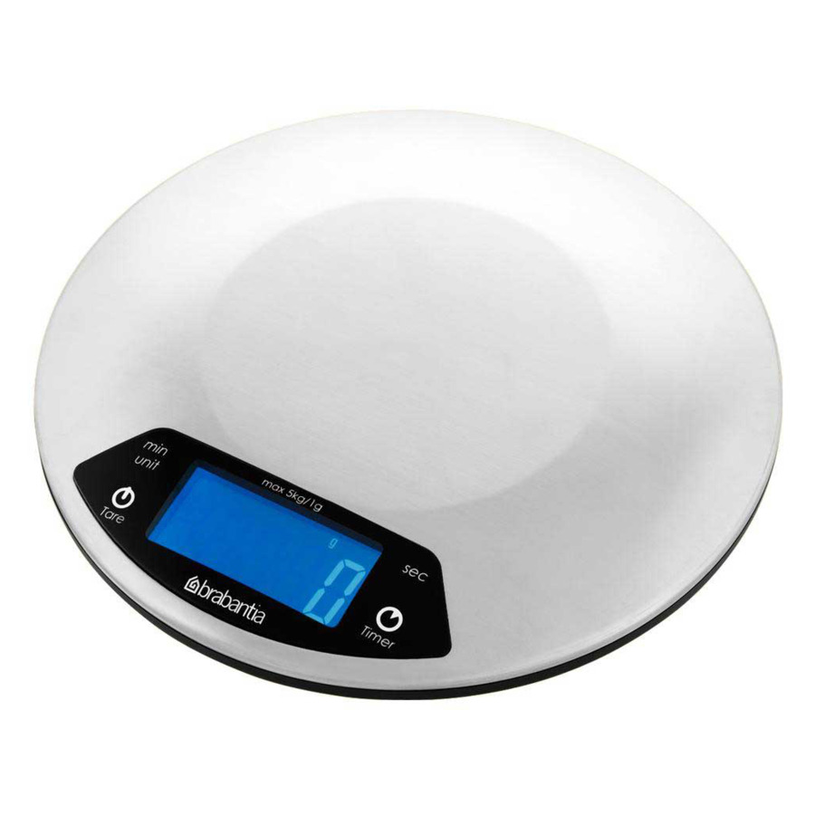 Цифровые кухонные весы Брабантия (матовая сталь) кухонные весы brabantia цифровые кухонные весы