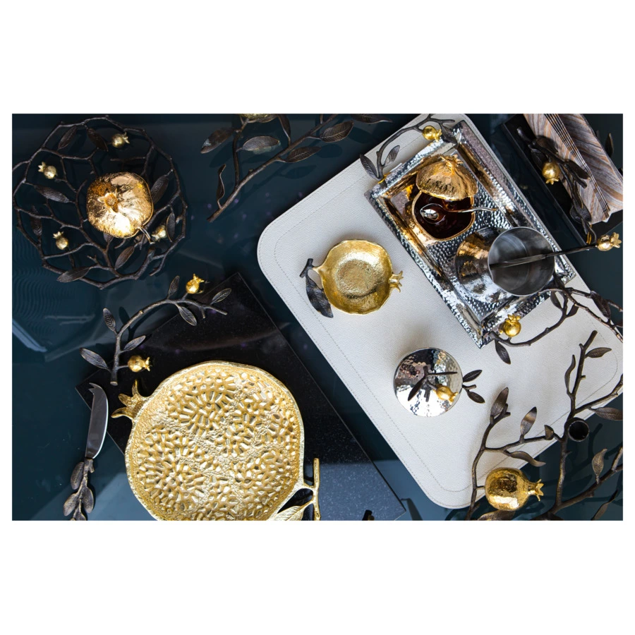 Чаша Michael Aram Гранат 13х10 см, латунь