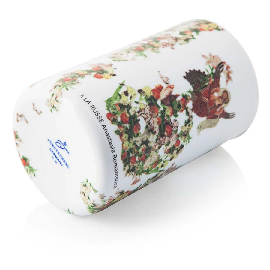 Чашка-бокал для горячих напитков Furstenberg Райская птица, лимвып 150шт, А Романцова