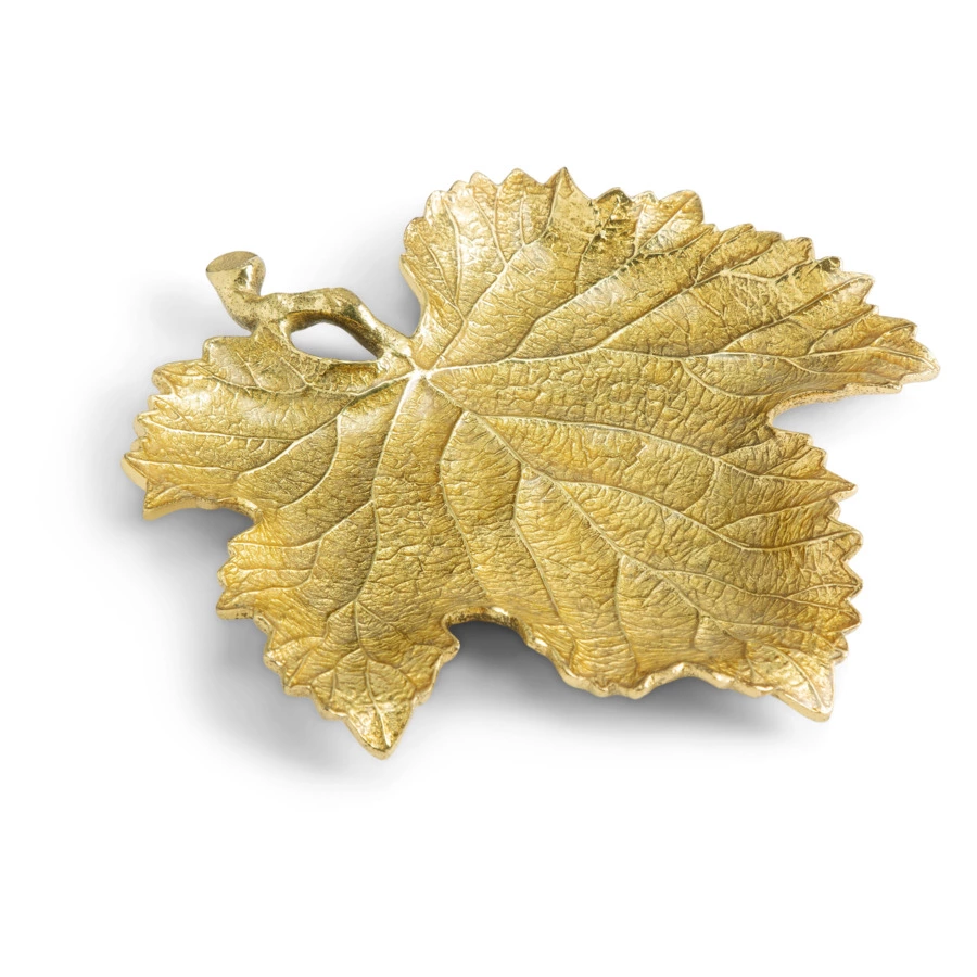 Чаша-лист Michael Aram Лист винограда 20 см, латунь