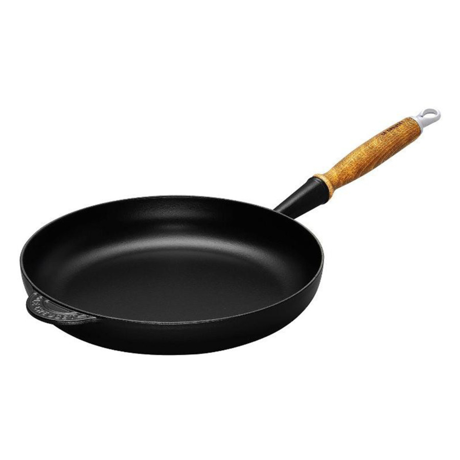 Сковорода с деревянной ручкой 26см Le Creuset (черный матовый) сковорода гриль квадратная 26см le creuset дымчатый серый