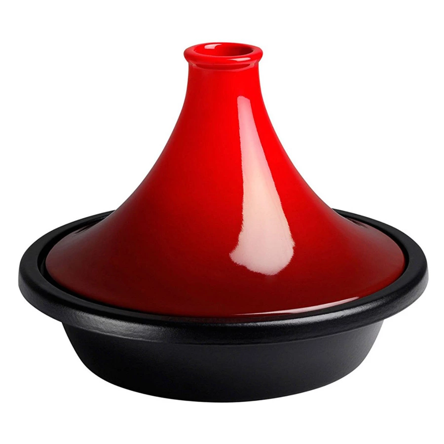 Тажин Le Creuset 3,3 л, 31 см, вишневый, чугун, для индукции, духовки