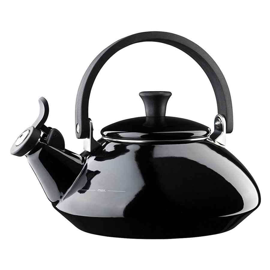 Чайник со свистком 1,5л Zen Le Creuset (черный) чайник наплитный со свистком le creuset demi 1 1 л сталь нержавеющая черный