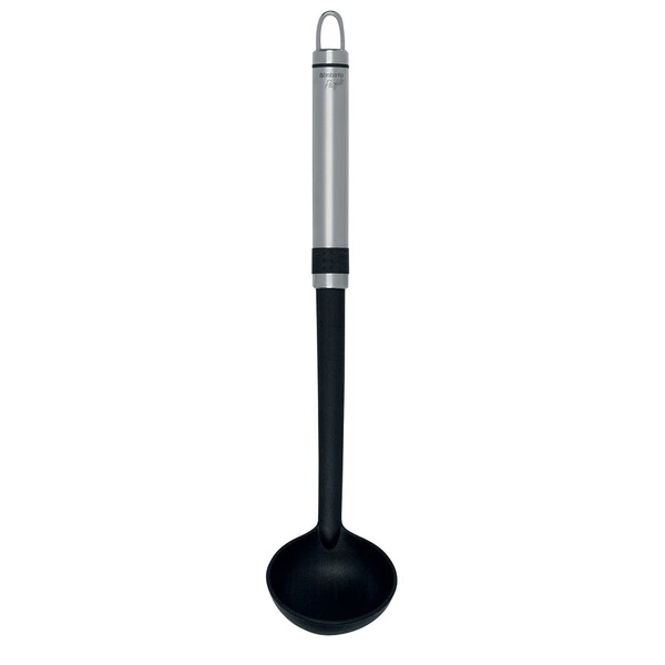 Ложка для соуса Brabantia Profile 35,8 см, матовая сталь, нейлон до 220 °C, черный