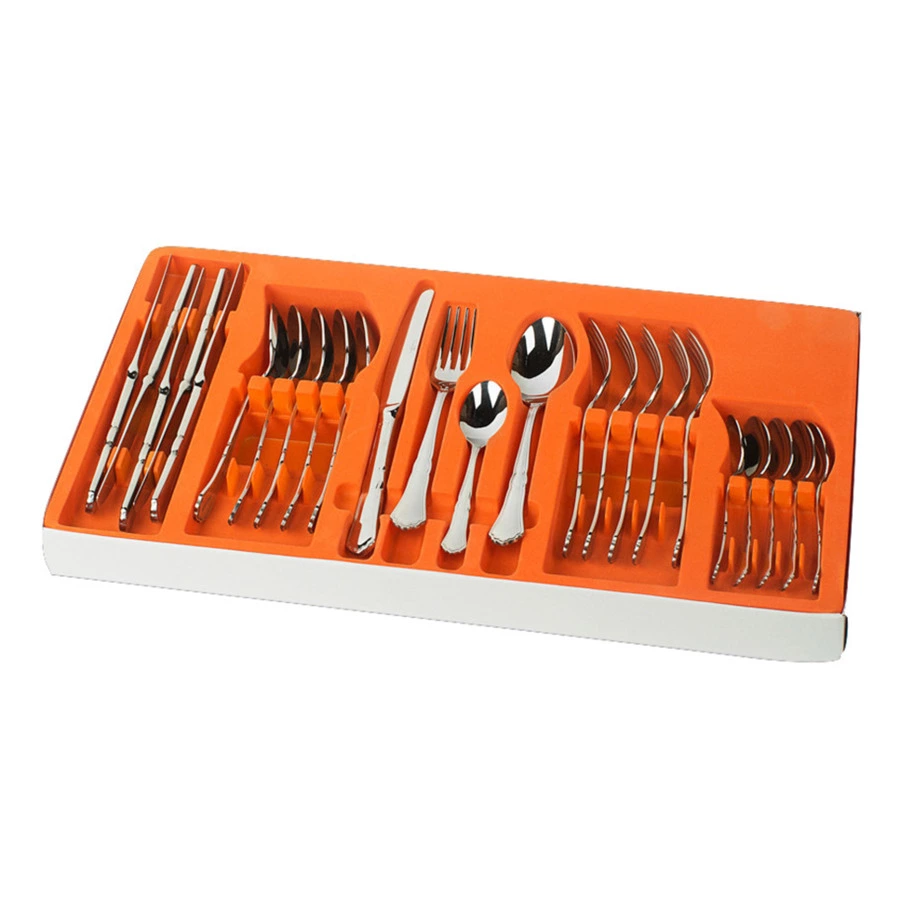 Набор столовых приборов Pintinox Сеттеченто на 6 персон 24 предмета, сталь нержавеющая, панорама, п/