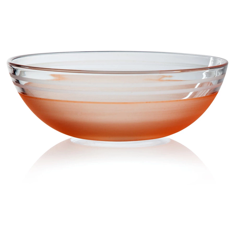 Чаша Eisch Цветной танец 17 см, оранжевая