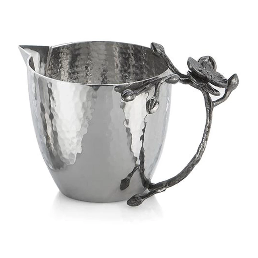 Молочник Michael Aram Чёрная орхидея 9 см, сталь нержавеющая