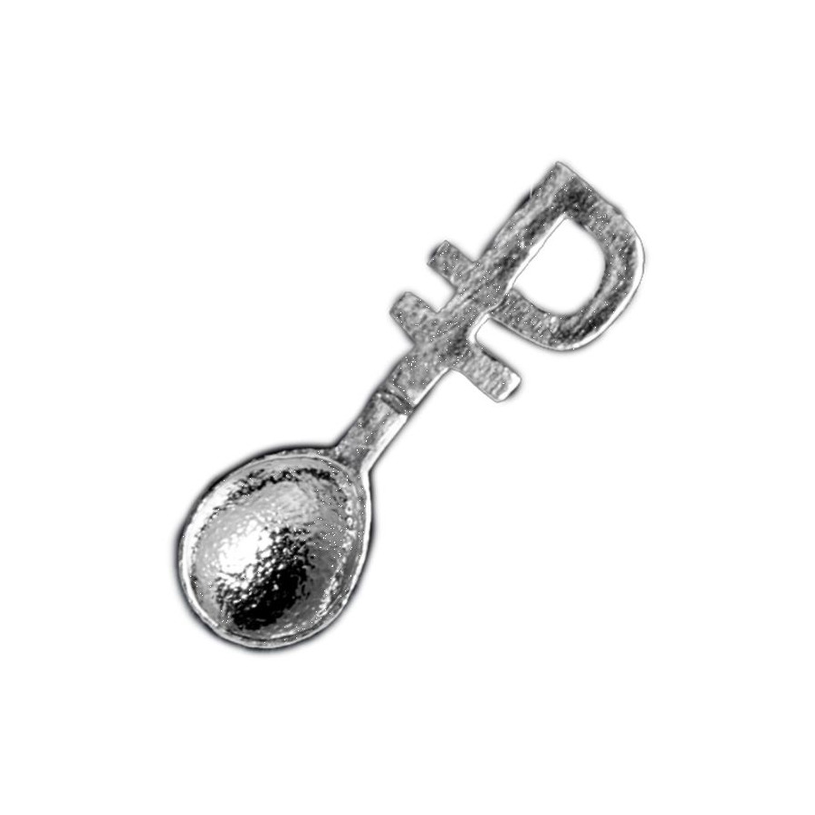 Ложка сувенирная АргентА От Души Рубль 2,1 г, серебро 925 цена и фото