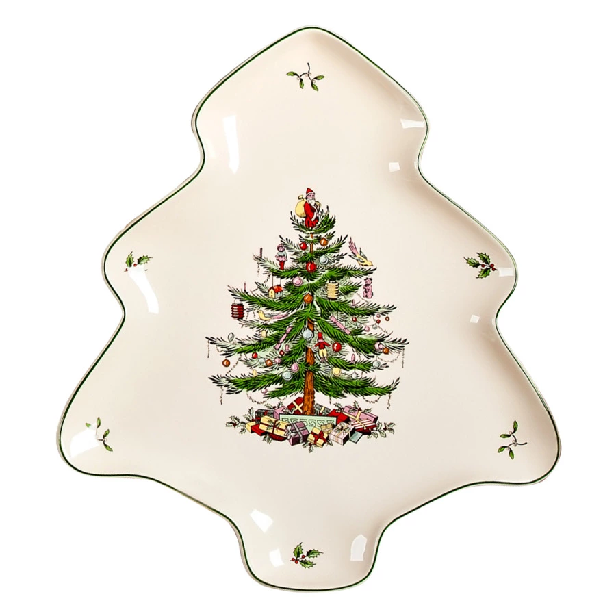 Блюдо-ель Spode Рождественская ель 35 см