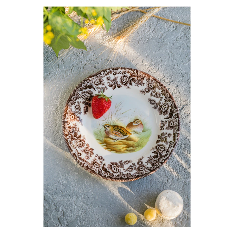 Тарелка закусочная Spode Английские охотничьи мотивы Перепелка, 20 см
