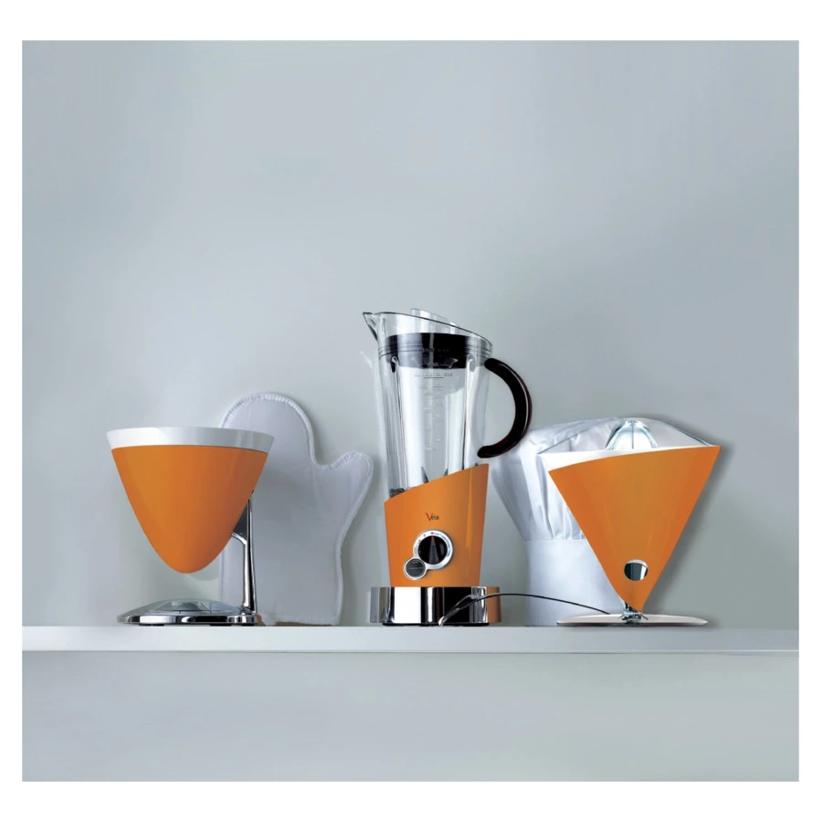 Весы кухонные Bugatti Uma, сталь нержавеющая, оранжевые, п/к