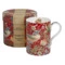 Кружка Royal Worcester Моррис и Ко Дрозды 350 мл, фарфор костяной, малиновая, п/к