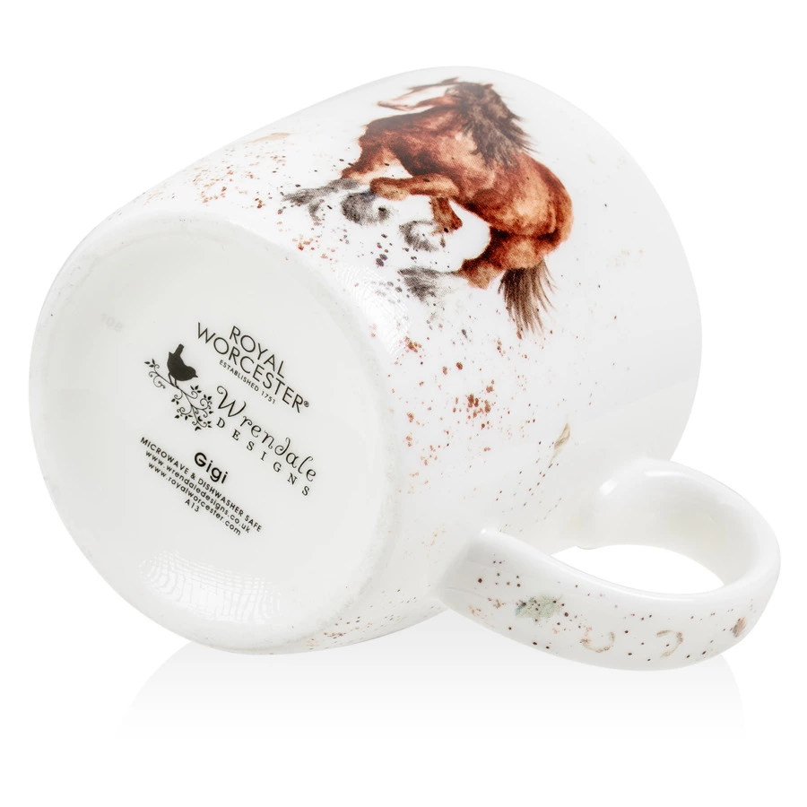 Кружка Royal Worcester Забавная фауна Лошадь 310 мл, фарфор костяной