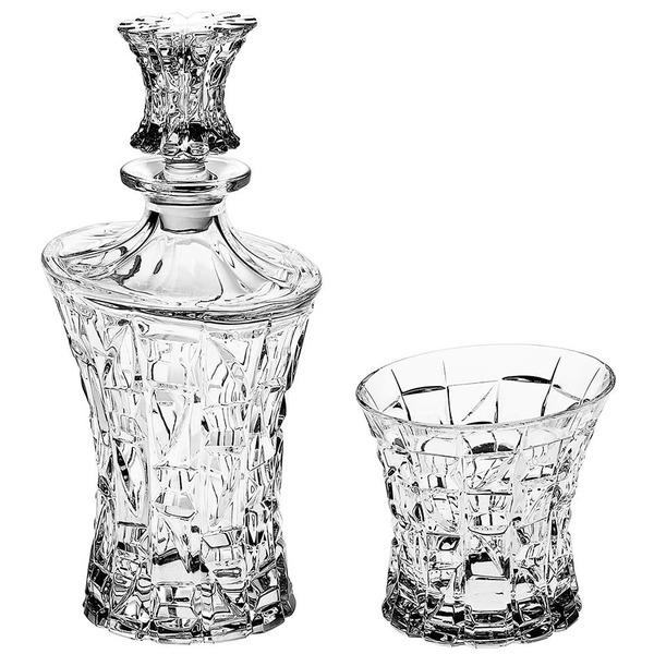 Набор для виски Crystal Bohemia PATRIOT 7 предметов: штоф 700мл + 6 стаканов 200мл, п/к
