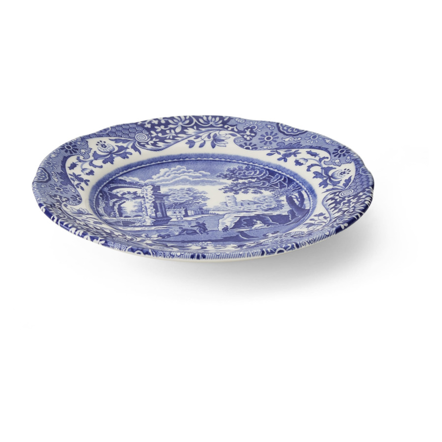 Тарелка пирожковая Spode Голубая Италия 15 см, фаянс