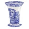 Ваза шестигранная Spode Голубая Италия 27 см, фарфор