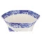 Ваза шестигранная Spode Голубая Италия 27 см, фарфор