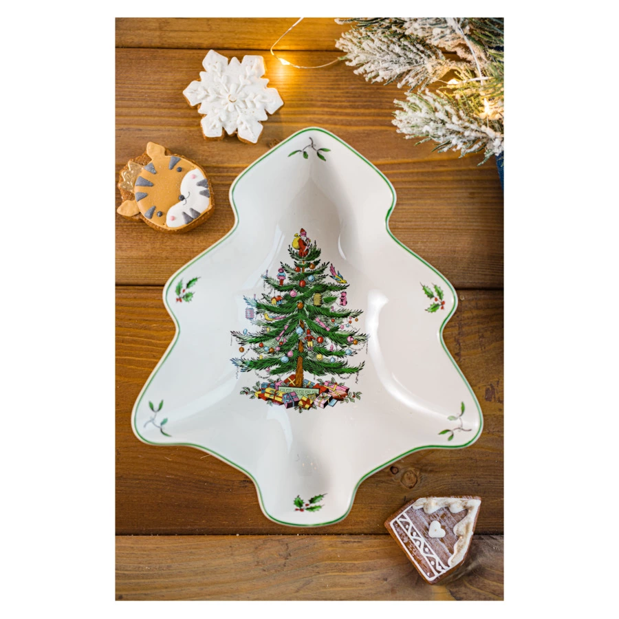 Блюдо-ель Spode Рождественская ель 20 см