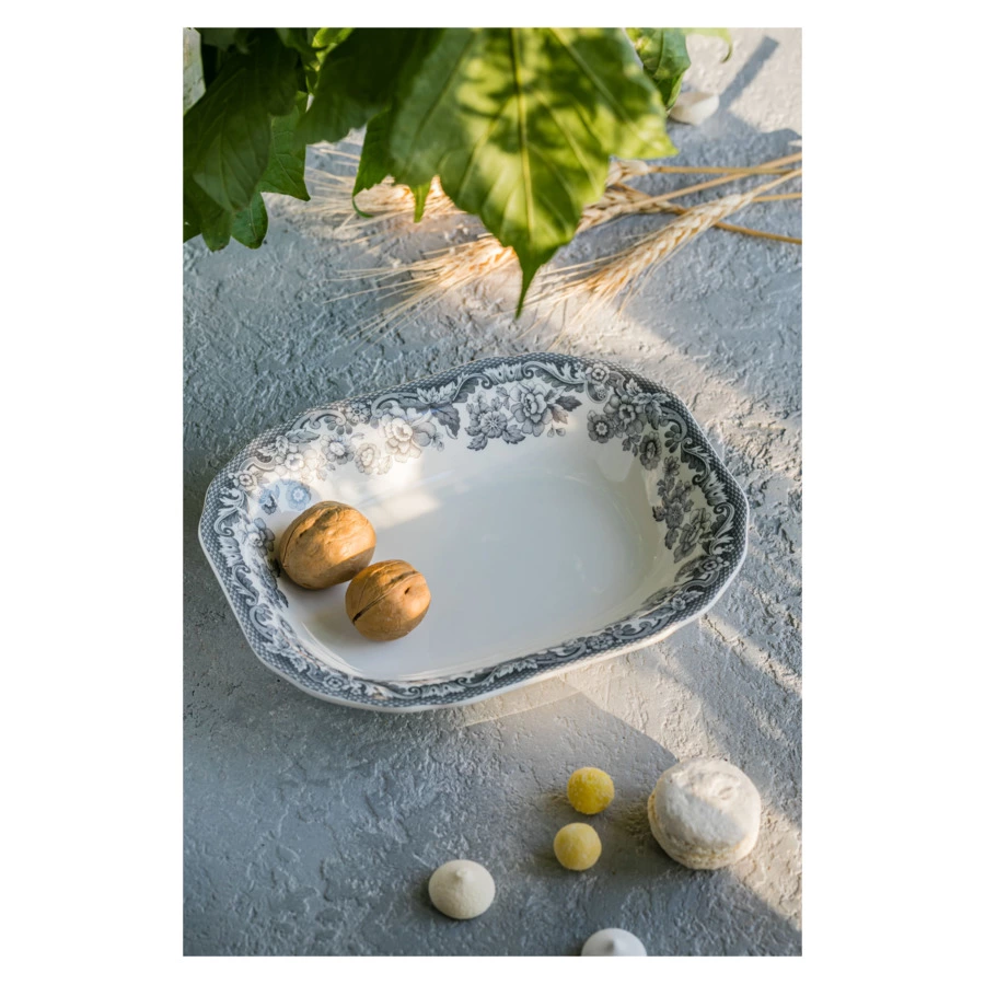 Блюдо для гарнира Spode Деламер, Сельские мотивы 23,5 см