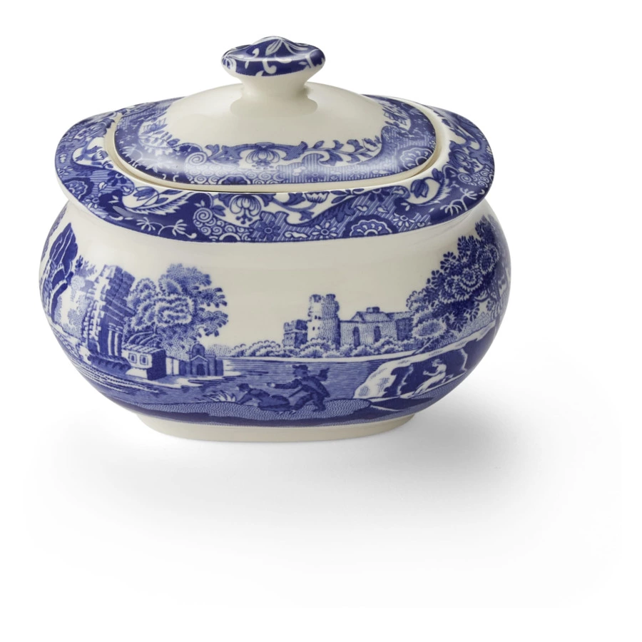 Сахарница Spode Голубая Италия 250 мл, фаянс