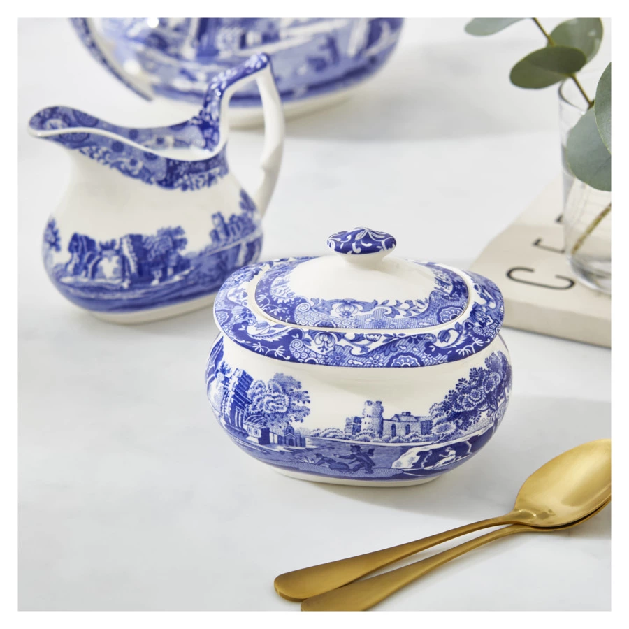 Сахарница Spode Голубая Италия 250 мл, фаянс