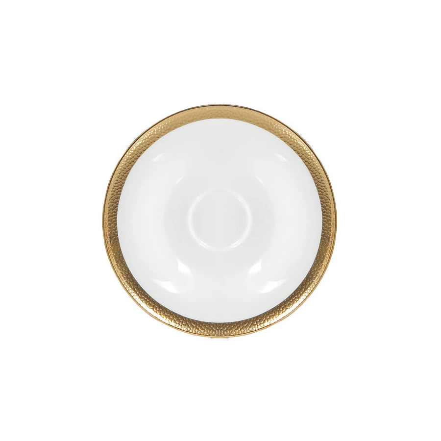 Блюдце для чашки чайной Michael Aram Золотой кант 17 см