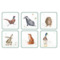 Набор подставок для бокалов Pimpernel Забавная фауна Животные 10,5х10,5 см, 6 шт, пробка