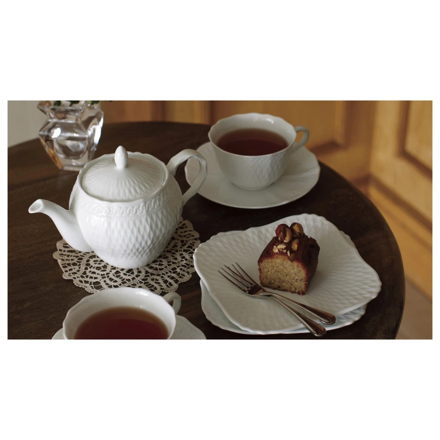 Блюдце к чашке чайной Noritake Шер Бланк