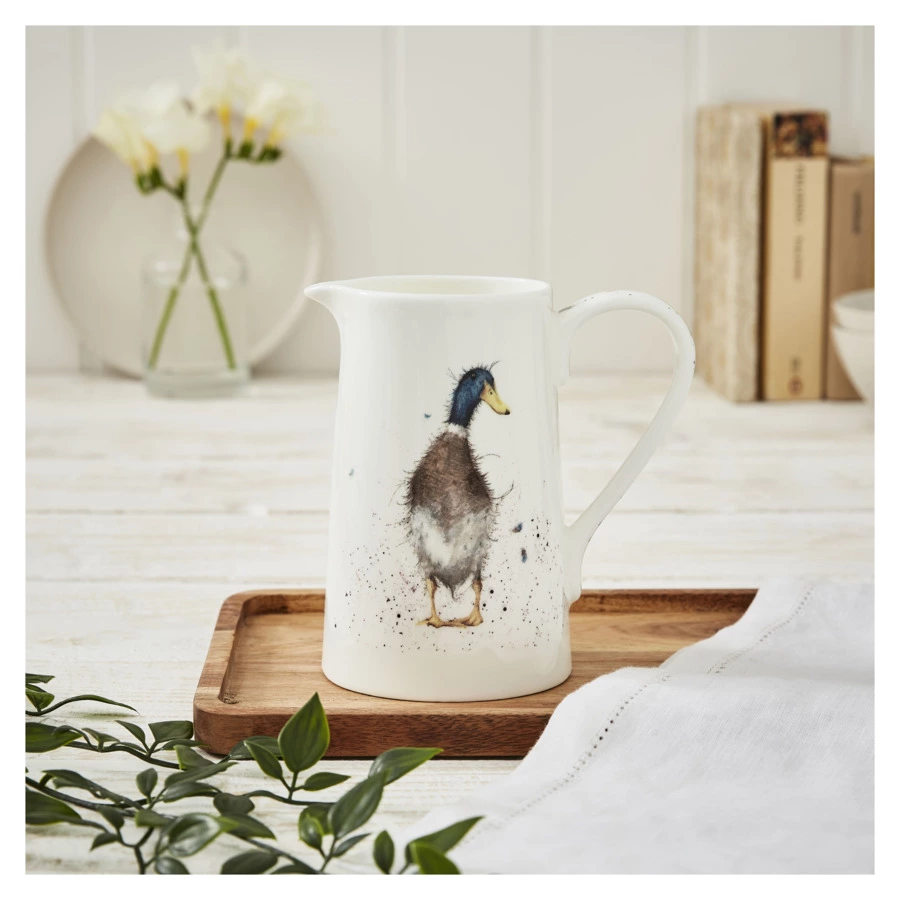Кувшин Royal Worcester Забавная фауна Утка 600 мл, фарфор костяной