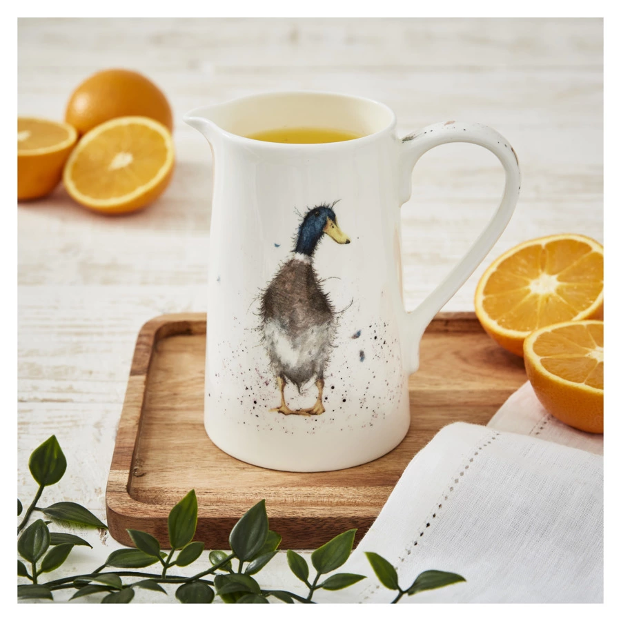 Кувшин Royal Worcester Забавная фауна Утка 600 мл, фарфор костяной