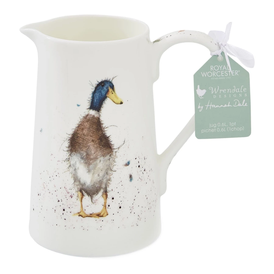 Кувшин Royal Worcester Забавная фауна Утка 600 мл, фарфор костяной