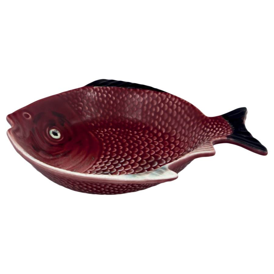 Блюдо глубокое Bordallo Pinheiro Рыбы 24 см, керамика кувшин bordallo pinheiro рыбы 2л керамика
