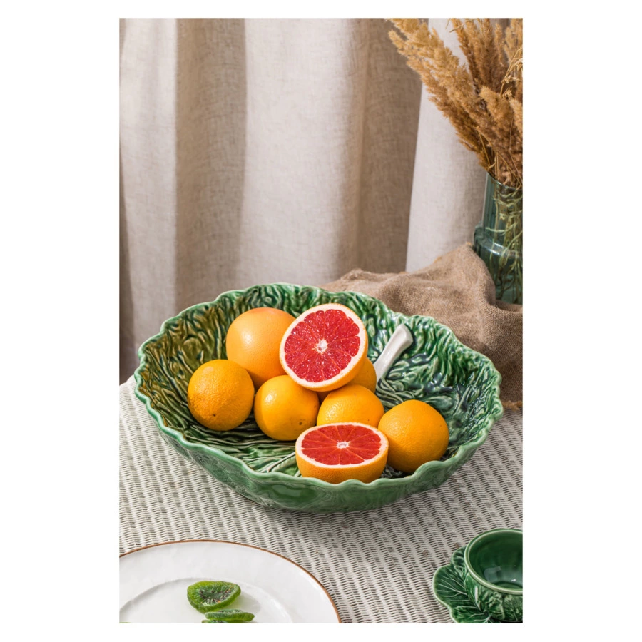 Салатник Bordallo Pinheiro Капуста 40 см, керамика