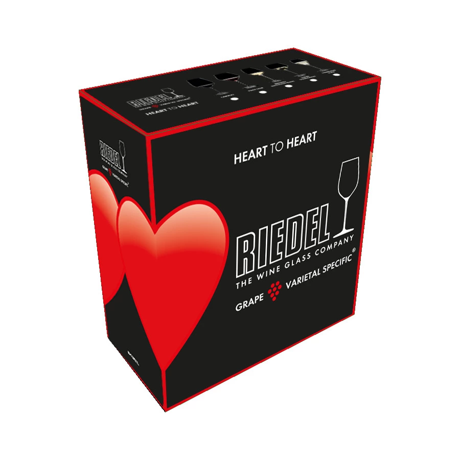 Набор бокалов для красного вина Riedel Heart To Heart Cabernet Sauvignon 800мл, 2шт, стекло хрусталь