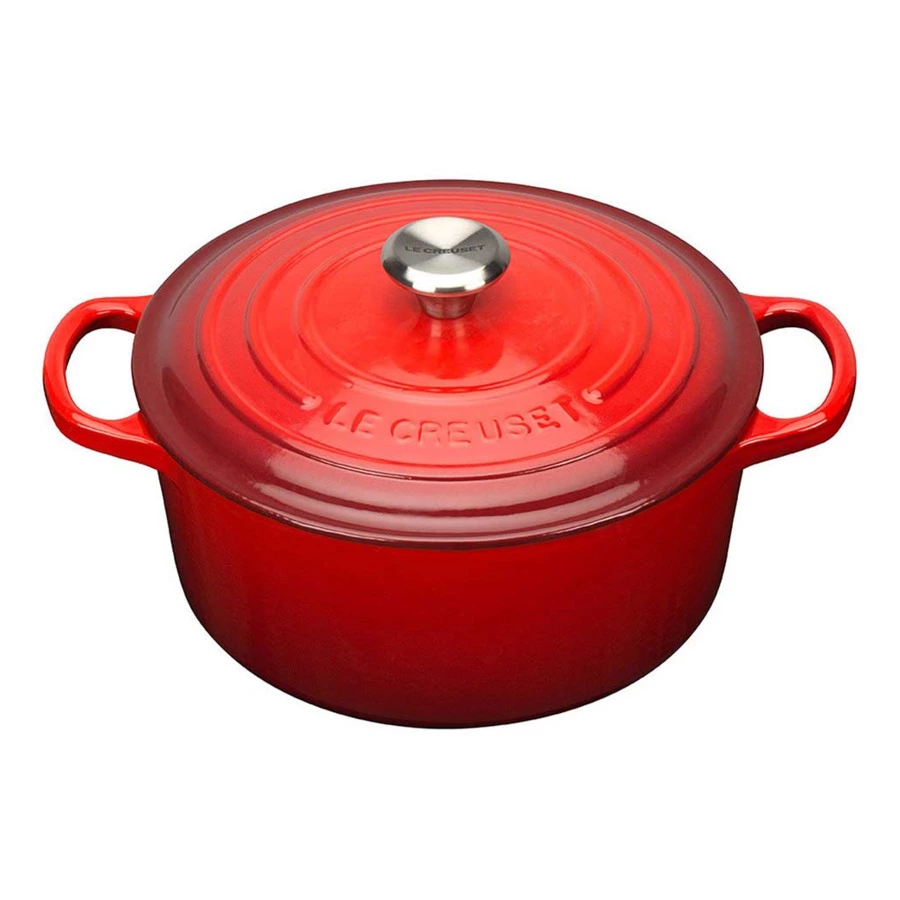 Кастрюля Le Creuset Cerise 3,3 л,22 см, чугун, вишневый, для индукции, духовки