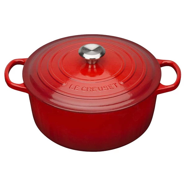 Кастрюля Le Creuset Cerise 4,2 л, 24 см, чугун, вишневый, для индукции, духовки