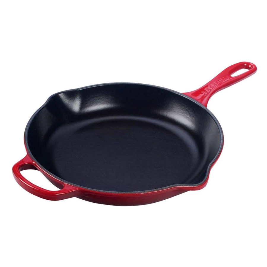 Сковорода Le Creuset Cerise 23 см, чугун, вишневая, для индукции, духовки