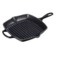 Сковорода-гриль квадратная Le Creuset Matte Black 26 см, чугун, черная, для индукции, духовки