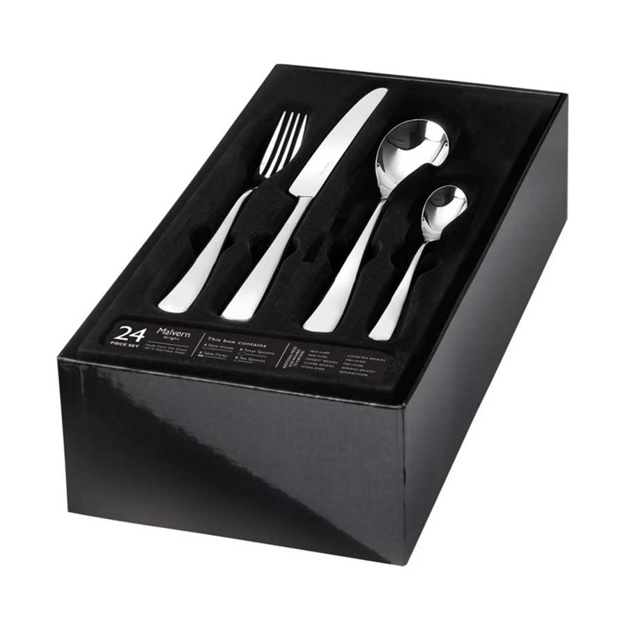 Набор столовых приборов Robert Welch Молвем Брайт на 6 персон 24 предмета, п/к