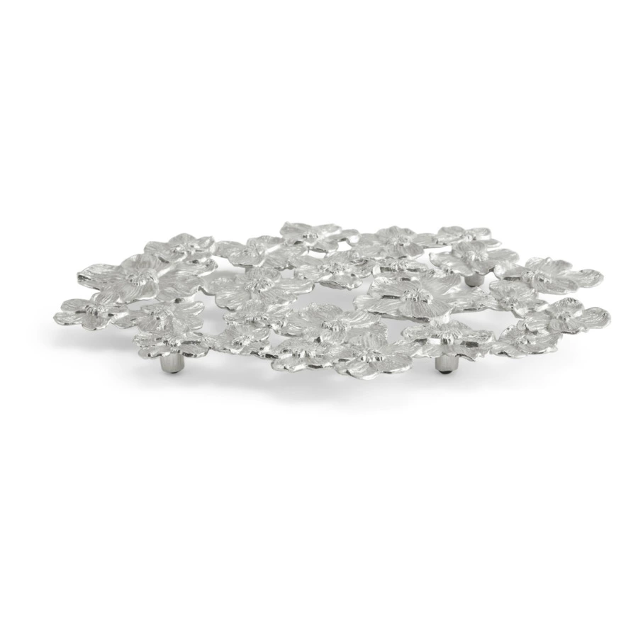 Подставка под горячее Michael Aram Белая орхидея 28 см, сталь нержавеющая