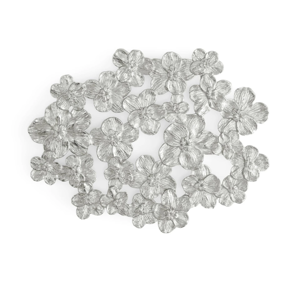 Подставка под горячее Michael Aram Белая орхидея 28 см, сталь нержавеющая