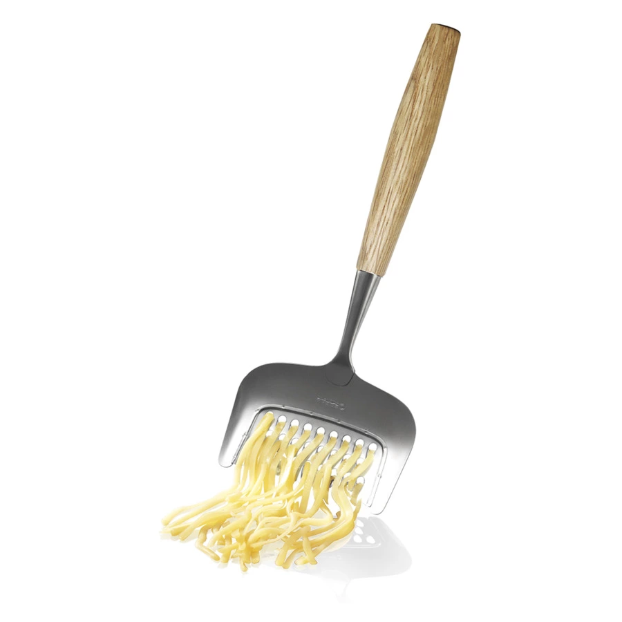 Слайсер-тёрка для твердого и полутвердого сыра Boska Осло 19,5х7,5 см, сталь, ручка из дуба