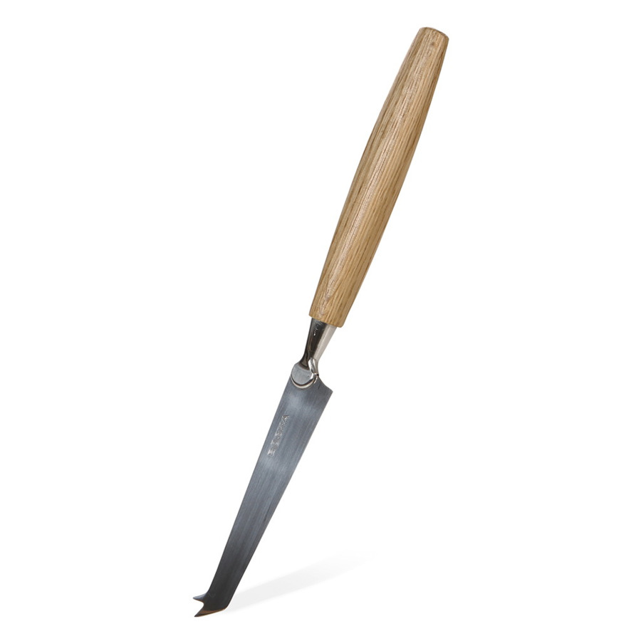 Нож для твёрдого и полутвердого сыра Boska Осло 21,5х2,2см, ручка из дуба, сталь нержавеющая набор для сыра atmosphere esthetique нож вилка доска подставка 28х18см бамбук сталь стекло