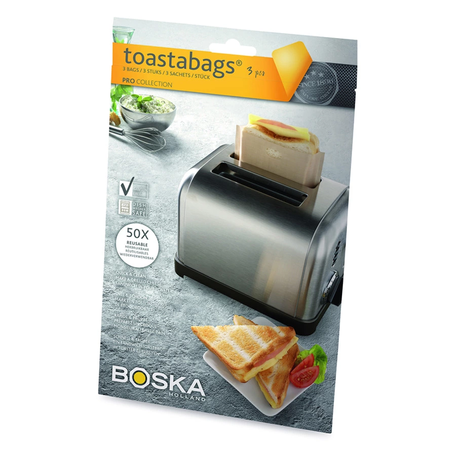 Набор пакетов для приготовления горячих бутербродов в тостере Boska, 3 шт.